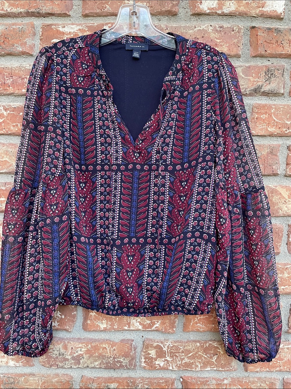 TAMARA H. Floral long Sleeve Blouse